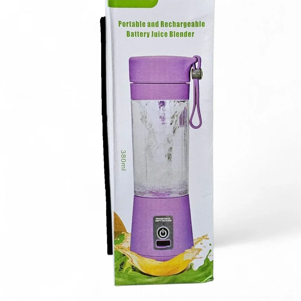 Portable Rechargeable Battery Juice Smoothie Pink Portable Travel Blender New